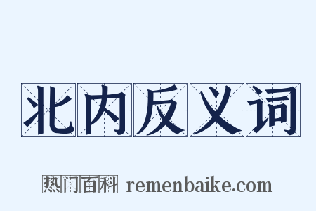 北内反义词是什么意思的图片